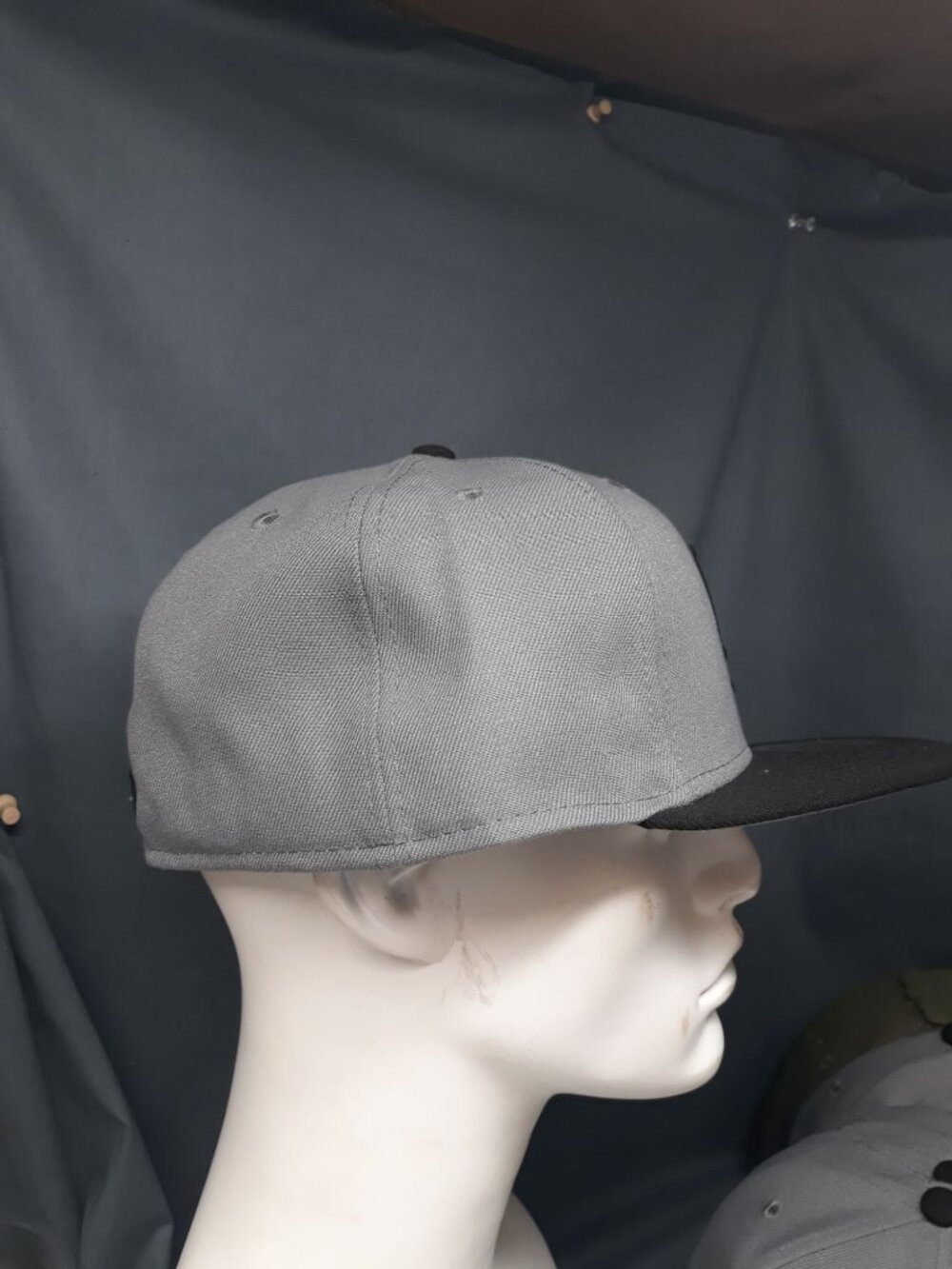 New Era 59-Fifty Men's Fitted Los Angeles Dodgers  Hat  Grey Size 7 5/8 NEW! - Picture 3 of 5